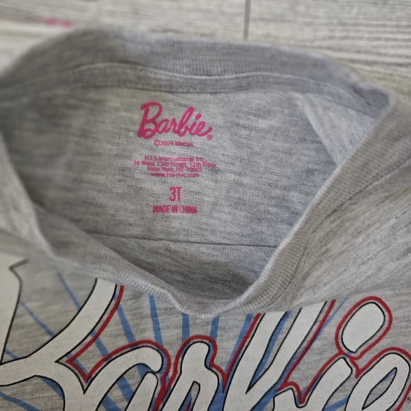 Barbie Gray Tee with Jeep and Palm Trees - Picture 2 of 3